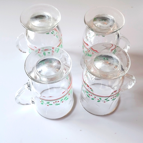 Set of (4) VTG. Arby's Christmas Footed Irish Mugs. - Picture 4 of 8